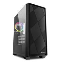 Sharkoon VS8 RGB Black midi tower behuizing - thumbnail