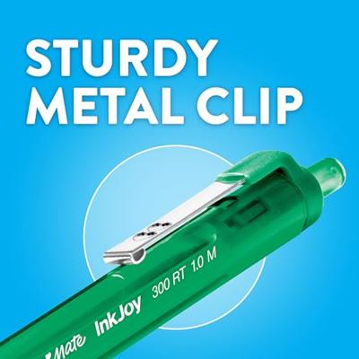 Balpen papermate inkjoy 300 rt m zwart | 12 stuks