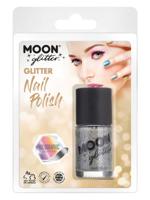 Moon Glitter Parelmoer Nagellak Zilver - thumbnail