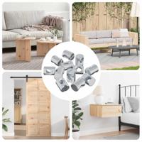 Meubel barrelmoer 3462 pcs Verzinkt M6 x 13 mm IJzer - thumbnail