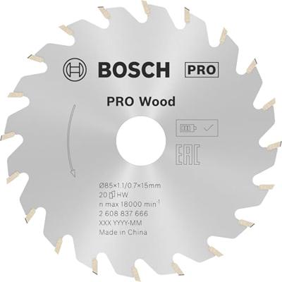 Bosch Accessories Kreissägeblatt Ø 85x15x1,1mm 20 WZ HM Standard for Wood 2608837666 Cirkelzaagblad 85 x 15 mm Aantal tanden: 20 1 stuk(s) Bosch Accessories Kreissägeblatt Ø 85x15x1,1mm 20 WZ HM Standard for Wood 2608837666 Cirkelzaagblad 85 x 15 mm Aantal tanden: 20 1 stuk(s)