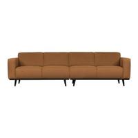 WOOOD Bank 'Statement' 4-zits, Bouclé, kleur Butter - thumbnail