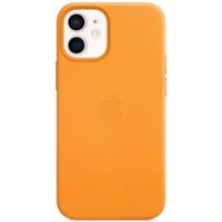 Apple Leren MagSafe Hoesje iPhone 12 Mini California Poppy - thumbnail