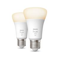 Philips Hue A60 E27 2-pack ZACHTWIT LICHT - thumbnail