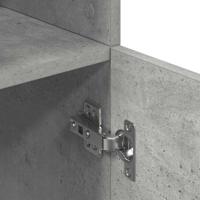 Keukenkast 57x41,5x131,5 cm bewerkt hout betongrijs - thumbnail