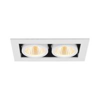 SLV Vierkante led inbouwspotKadux Double 2x Led - wit - 3000K - 1007560 - thumbnail