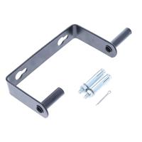 AS Schwabe 12645 Kabelhaspel voor aan de muur 20 m Zwart Randaarde haakse stekker, Penaarde stekker (type E) - thumbnail