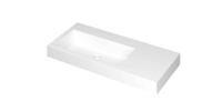 Wastafel INK Momento 1000x450x90 mm Mat wit 3421335 - thumbnail