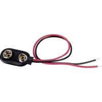 TRU COMPONENTS BS-ER-36-150 Batterijclip Aantal cellen: 1 9V (blok) Drukknopaansluiting (l x b) 31 mm x 14 mm - thumbnail