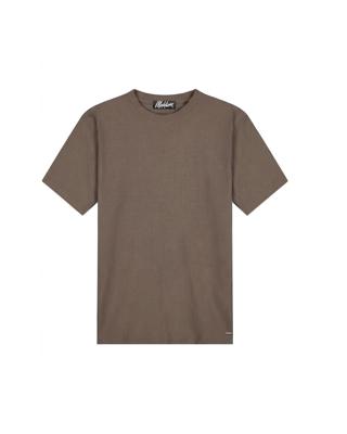 Malelions Ribbed T-shirt Mmb30026027 Print T-shirts 50001 Brown