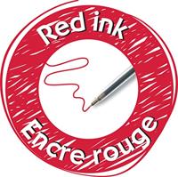 Bic balpen M10 Clic op blister, medium punt, rood - thumbnail