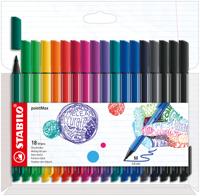 Stabilo pointmax fineliners, 18st. - thumbnail