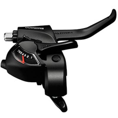 SHIMANO schalt-/bremshebel "st-ef 41" shim.shift/br.lever st-ef41 3sp 2f bl.
