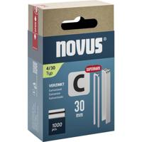 Novus Tools 042-0806 Nieten met smalle rug Type 4 1000 stuk(s) Afm. (l x b) 30 mm x 6.1 mm - thumbnail
