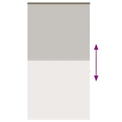 Doucherolgordijn met cassette 130x240 cm stofbreedte 126 cm