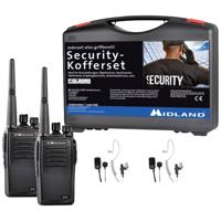 Midland G15 Pro NC PMR 2er Security-Koffer inkl. MA 31-M C1127.S2 PMR-portofoon Set van 2 stuks - thumbnail