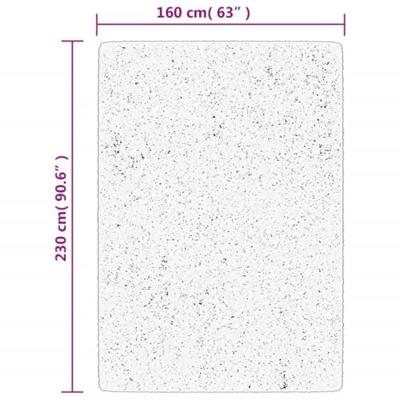 VidaXL Vloerkleed pamplona shaggy hoogpolig modern 160x230 cm blauw - thumbnail
