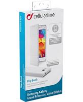 Cellular Line Alb Backbookgprimew Telefoonhoes voor Samsung Galaxy Grand Prime - thumbnail