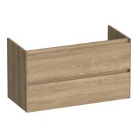 Brauer Inspire - Onderkast - 100 cm - met 2 Softclose Lades Greeploos en 1 Sifon Uitsparing - Sunlit - thumbnail