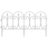 VidaXL Gazonranden 17 st 10 m polypropeen wit - thumbnail