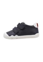 Warme Jungen Leder-Sneakers STEPPIEUP BOY GEOX marineblauw - thumbnail