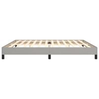 Bedframe stof lichtgrijs 200x200 cm - thumbnail