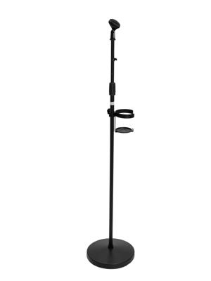 OMNITRONIC Set microphone stand for disinfectant, black