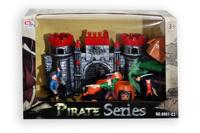 Bongers Speelgoed Piraten kasteel speelset, inclusief 3 speelfiguren - thumbnail