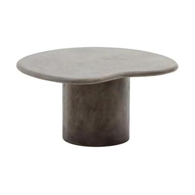 Kave Home Macarella bijzettafel 83x77 cm Grijs