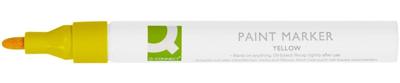 Q-CONNECT paint marker, op oliebasis, ronde punt, geel