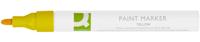Q-CONNECT paint marker, op oliebasis, ronde punt, geel - thumbnail