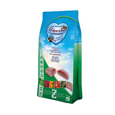 Renske Senior Graanvrij Super Premium vers bereid kalkoen hondenvoer 2 kg