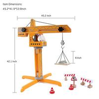 Hape houten hijskraan - thumbnail