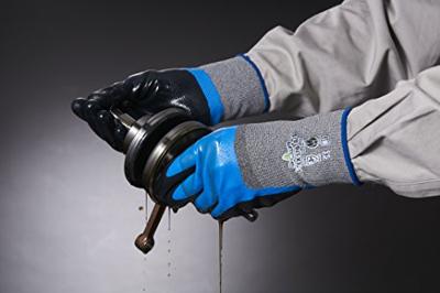 Showa handschoenen - S-TEX 376 - maat M - blauw - nitril