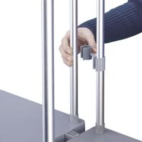 Hailo 0912-110 ProfiLine MSS XXXL Afvalzakhouder 120L Grijs - thumbnail