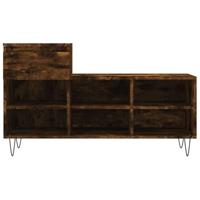 VidaXL Schoenenkast 102x36x60 cm bewerkt hout gerookt eikenkleurig - thumbnail