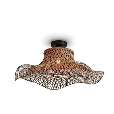 GOOD&MOJO Plafondlamp 'Ibiza' Bamboe, 65cm, kleur Naturel/Zwart GOOD&MOJO Plafondlamp 'Ibiza' Bamboe, 65cm, kleur Naturel/Zwart
