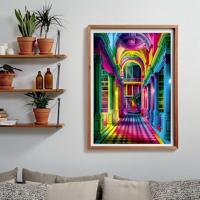 Clementoni legpuzzel colorboom athenaeum, 1000st. - thumbnail