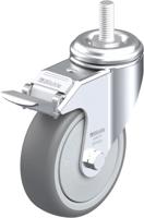 Blickle LKRA-TPA 101KF-FI-GS12 Zwenkwiel met rem Wieldiameter: 100 mm Draagvermogen (max.): 110 kg 1 stuk(s) - thumbnail