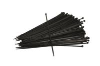 Ivana bundelbandjes - zwart - 3.6 x 292 mm - 100 stuks - thumbnail