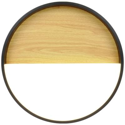 ECO-Light 9350 M WO VISTA LED-plafondlamp LED 32 W Hout, Zwart ECO-Light 9350 M WO VISTA LED-plafondlamp LED 32 W Hout, Zwart