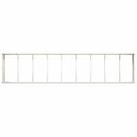 Plantenbak 360x80x40 cm staal wit - thumbnail