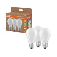 OSRAM HOMELIGHTING 4099854348051 LED-lamp Energielabel A (A - G) E27 7.2 W Warmwit 3 stuk(s) - thumbnail