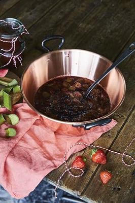 BAUMALU Jam bowl 26 cm koper 12/10 handgrepen gietijzer