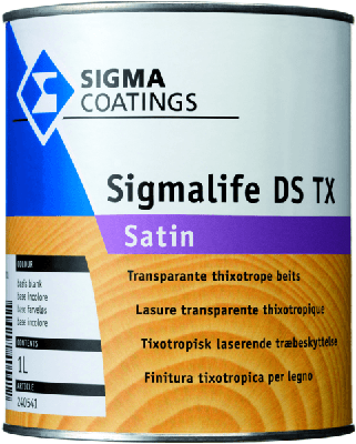 sigma sigmalife ds tx satin kleur 2.5 ltr