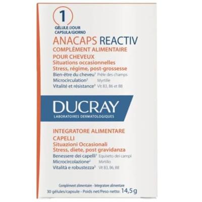 Ducray Anacaps Reactiv Food Supplement 30 pc