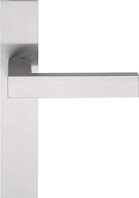 Formani Square LSQIVP236SFC deurkruk ongeveerd op schild blind - mat RVS