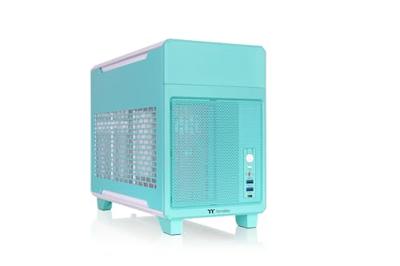 Thermaltake TR100 Mint Strawberry Mini-tower Gaming-behuizing Munt, Aardbeien Thermaltake TR100 Mint Strawberry Mini-tower Gaming-behuizing Munt, Aardbeien