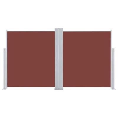 Windscherm uittrekbaar 140x600 cm bruin Windscherm uittrekbaar 140x600 cm bruin