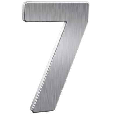 Basi 7300-0007 Huisnummerbord RVS